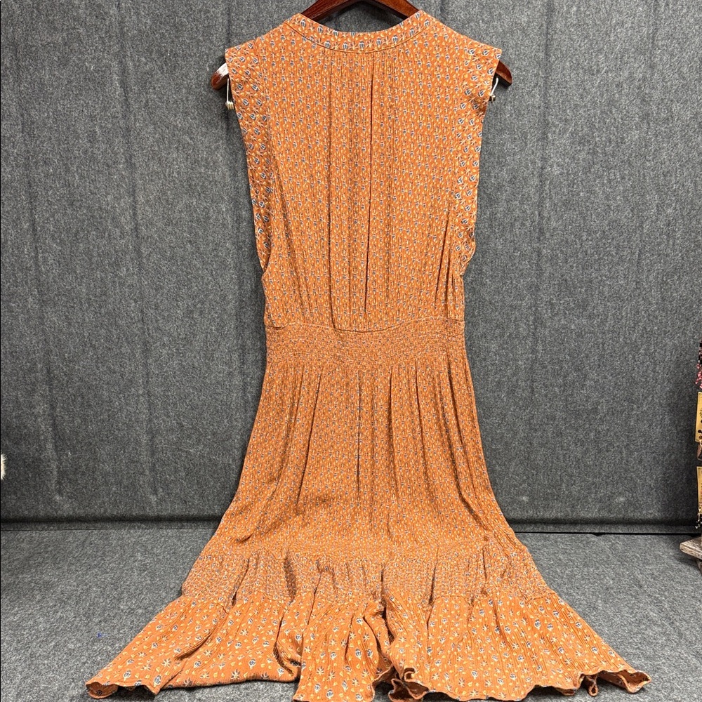 Faherty Woodstock Terracotta Floral Maxi Dress - Picture 11 of 15